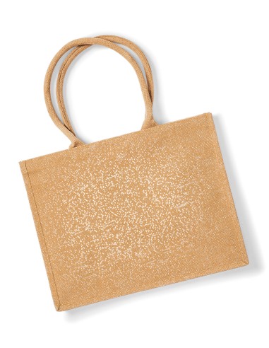 W-W437-Shimmer Jute Shopper
